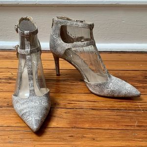 LAST CHANCE! Until 12/30 - Nine West embossed snake print heels size 8